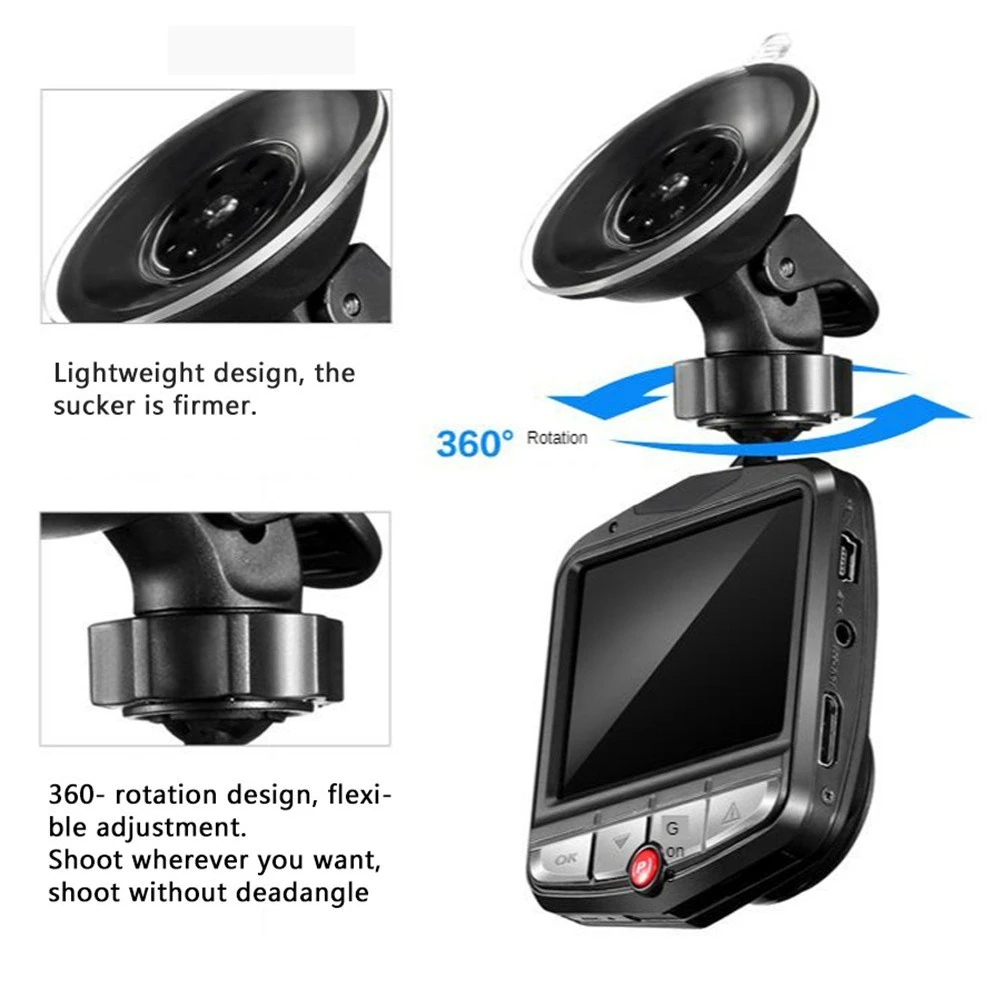 2.4'' Full HD 1080P Dash Cam Car DVR Front or Rear Camera Night Vision - Shopiville