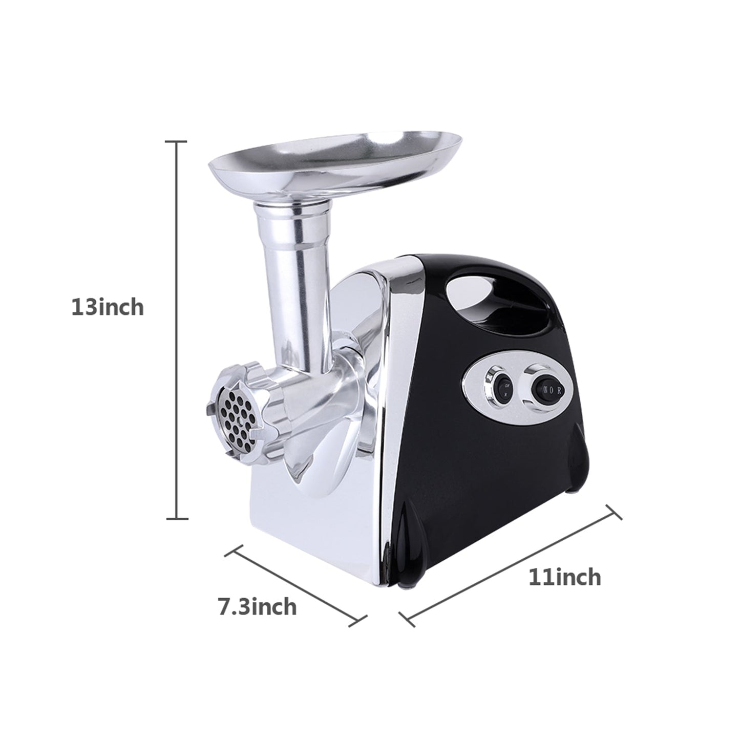 Electric Meat Grinder and Sausage Stuffer Maker with Handle for Easy Home Cooking - Shopiville