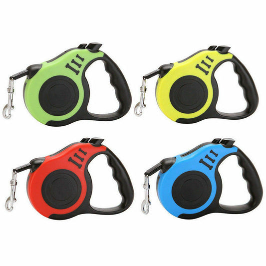 16.5FT Automatic Retractable Dog Leash for Convenient Pet Walking - Shopiville