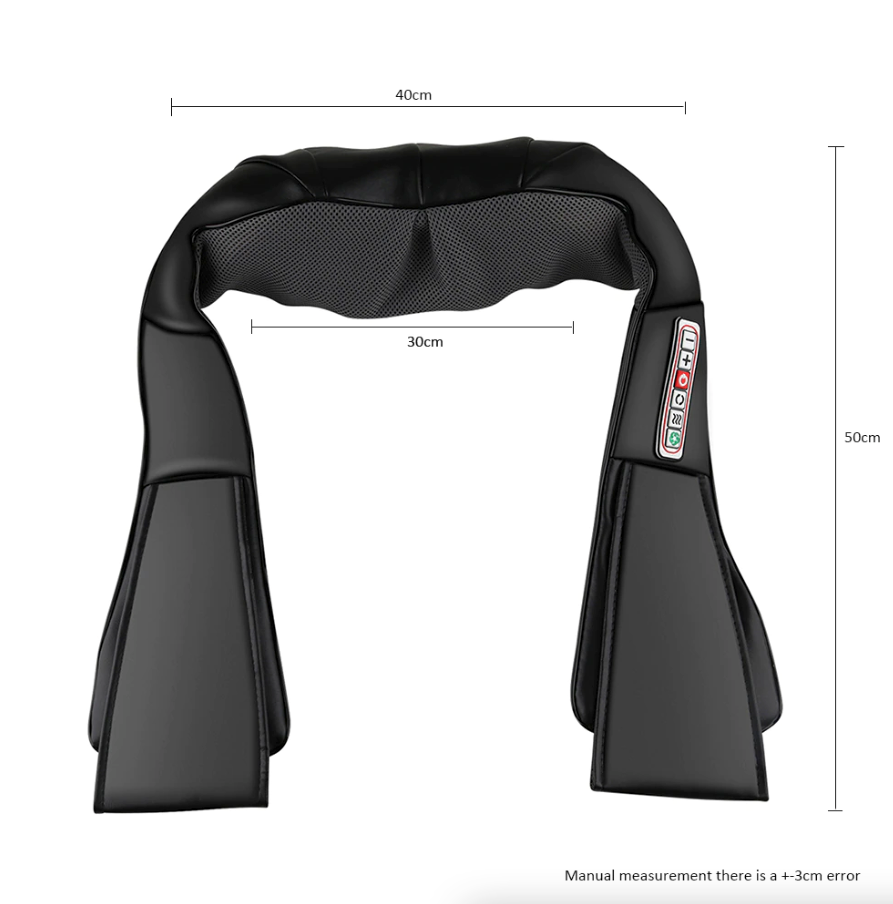 Shiatsu Neck and Shoulder Massager with Heat for Deep Tissue Relief 3D - Shopiville