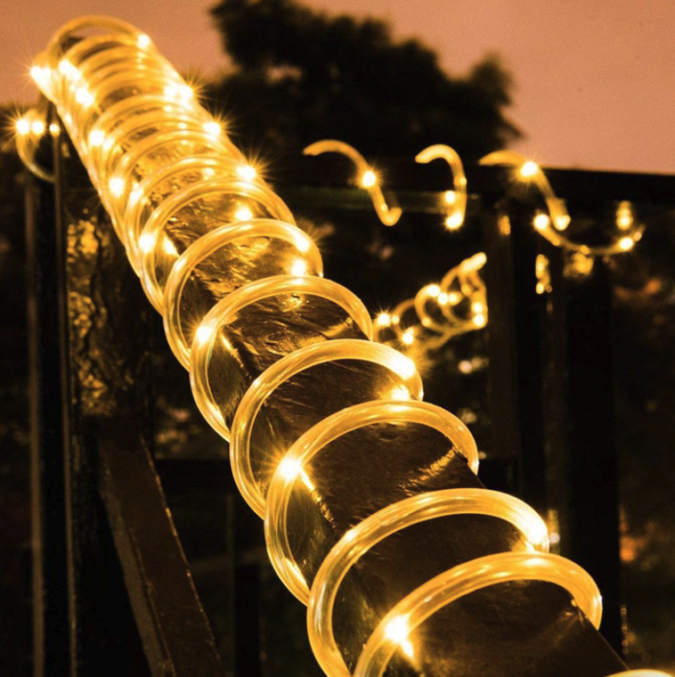 33FT LED Strip Rope Light - 100 LED Tube String for Outdoor Garden Party