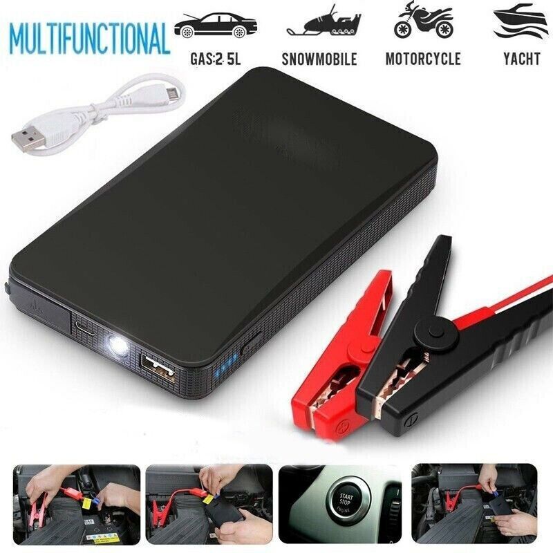 Portable Car Jump Starter - Mini Slim 20000mAh Engine Battery Charger - Shopiville