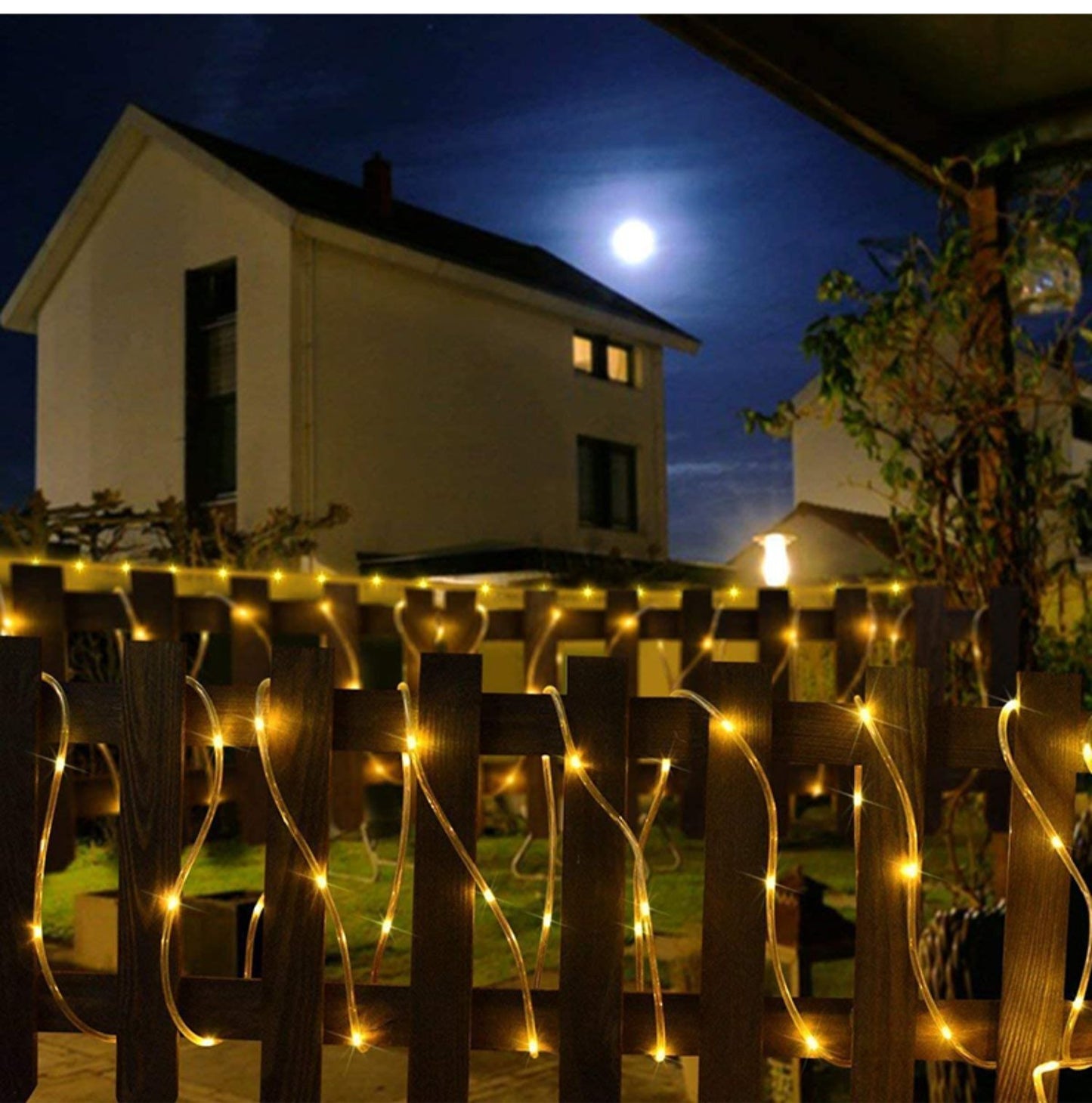 33FT LED Strip Rope Light - 100 LED Tube String for Outdoor Garden Party