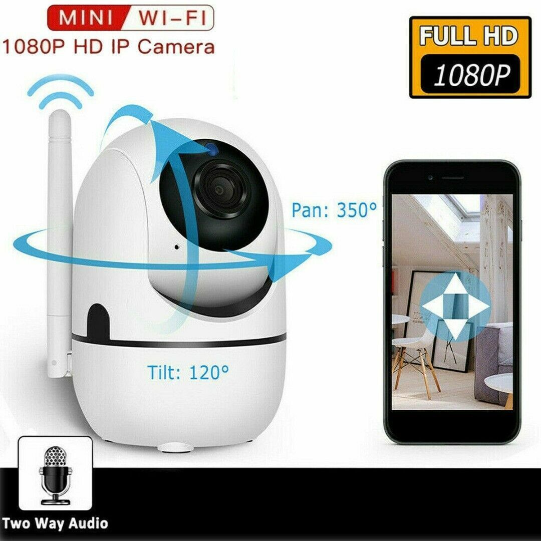 1080P WiFi Security Camera for Indoor Home Use with Night Vision for Baby and Pet Monitoring - Shopiville