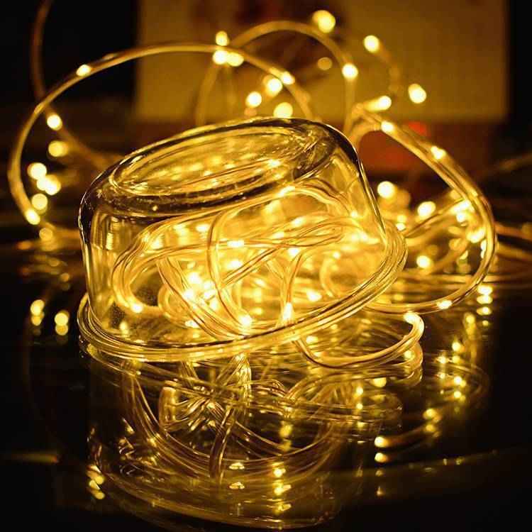 33FT LED Strip Rope Light - 100 LED Tube String for Outdoor Garden Party