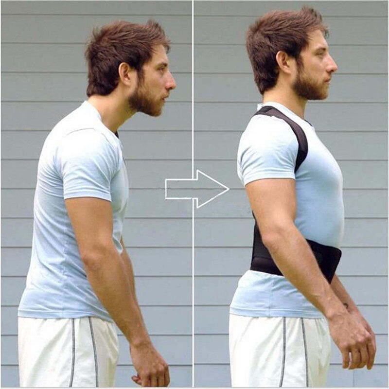 Posture Corrector Magnetic Back Support Shoulder Brace Belt Band - Shopiville