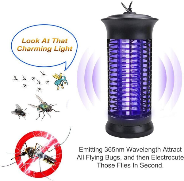 Electric Fly Gnat Killer - Effective Pests Fly Insect Trap for Mosquitoes and Bugs