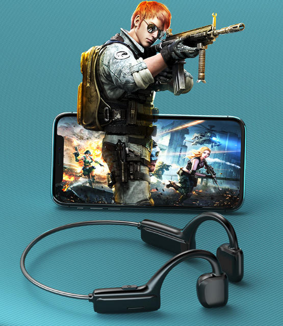 Bone Conduction Headphones Bluetooth 5.1 Wireless Earbuds for Outdoor Use