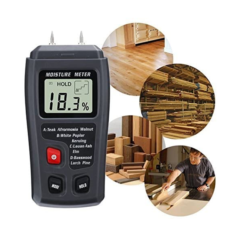 Digital LCD Wood Moisture Meter for Accurate Detection of Wood, Firewood, and Paper - Shopiville
