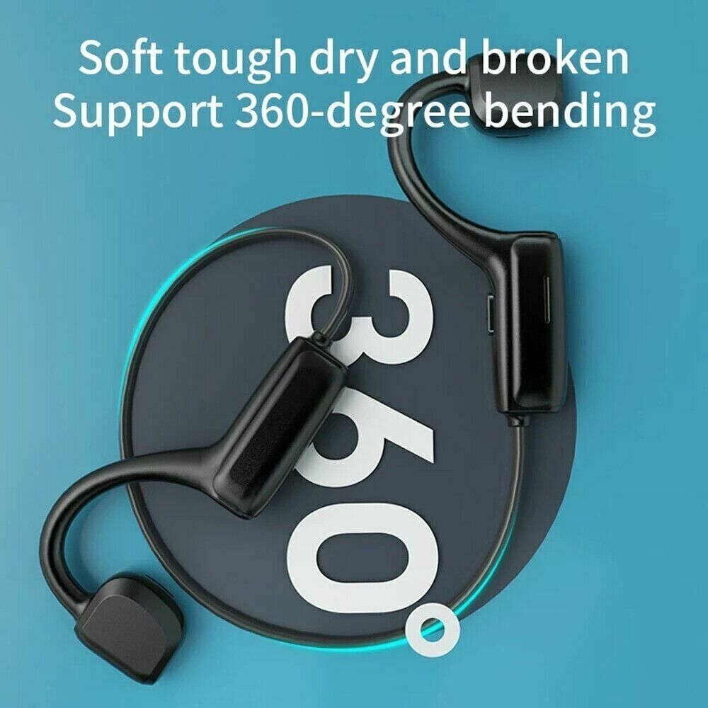 Bone Conduction Headphones Bluetooth 5.1 Wireless Earbuds for Outdoor Use