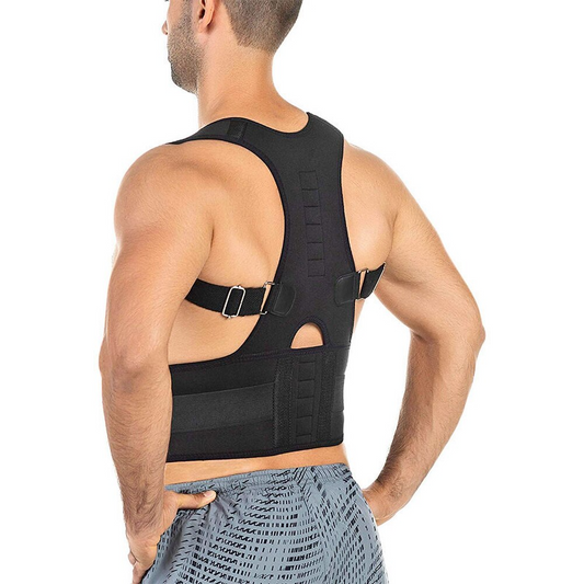 Posture Corrector Magnetic Back Support Shoulder Brace Belt Band - Shopiville