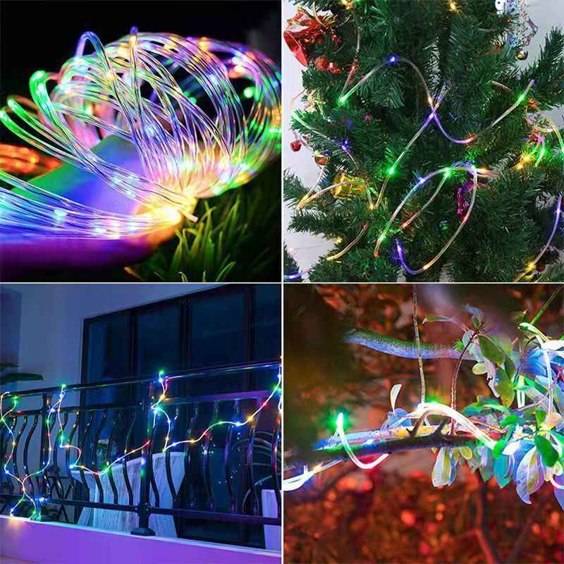 33FT LED Strip Rope Light - 100 LED Tube String for Outdoor Garden Party