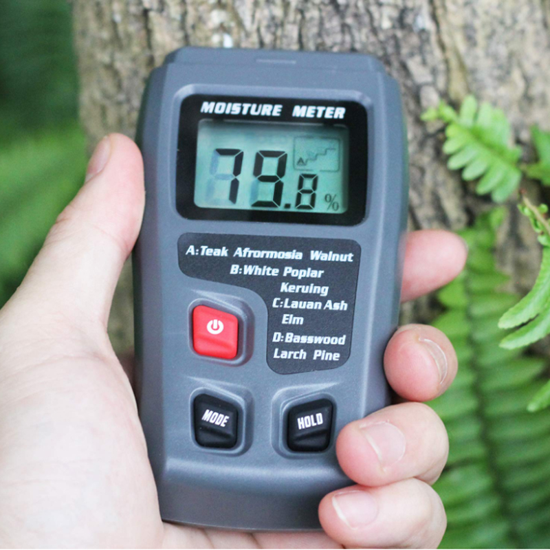 Digital LCD Wood Moisture Meter for Accurate Detection of Wood, Firewood, and Paper - Shopiville
