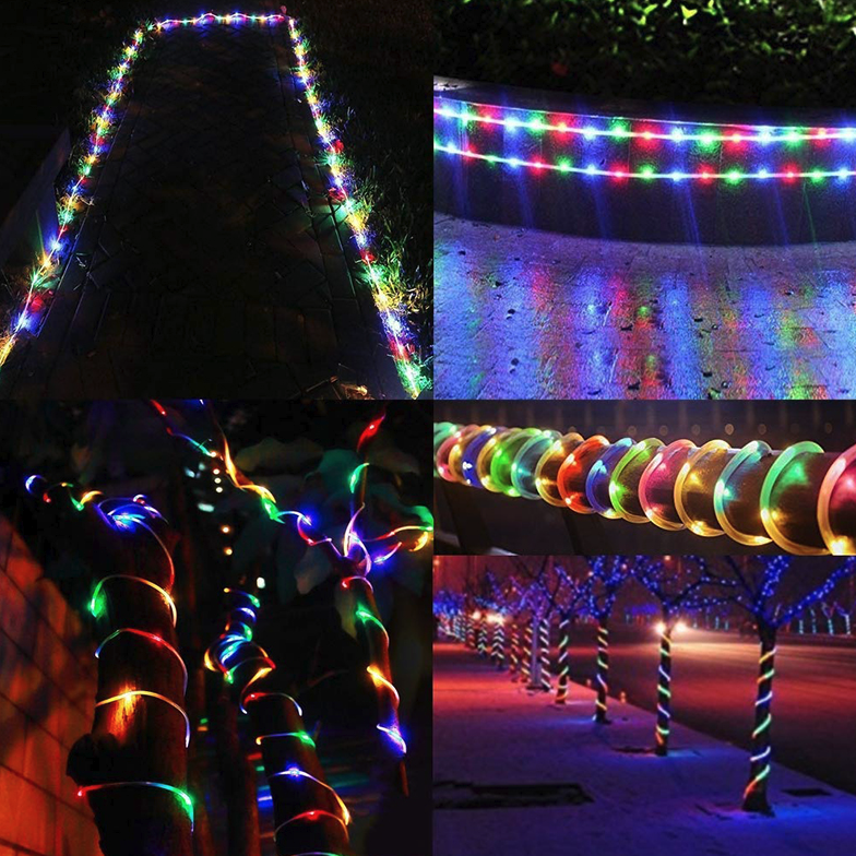 33FT LED Strip Rope Light - 100 LED Tube String for Outdoor Garden Party