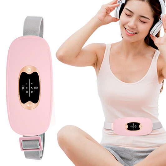 Electric Heating Pad for Menstrual Pain Relief - Vibration Belt for Period Comfort - Shopiville