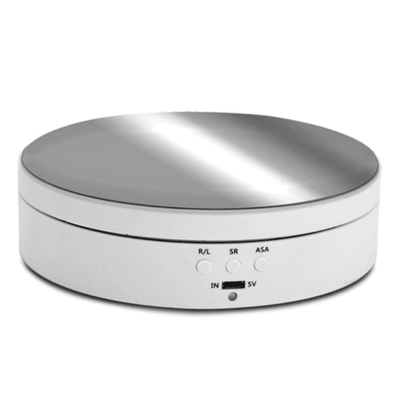 360° Rotating Display Stand for Jewelry Photography - Electric Motorized Showcase - Shopiville