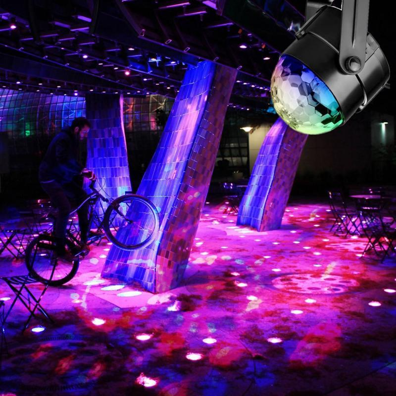 Disco Party Lights Strobe LED DJ Ball Sound Activated Bulb Dance Lamp - Shopiville