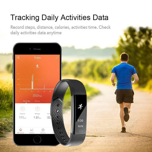 SmartFit Slim Activity Tracker And Monitor Smart Watch - Shopiville