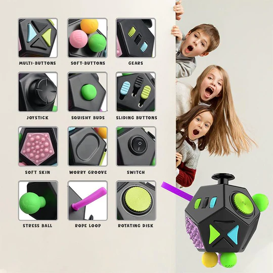 Stress Relief Gadget - Anti-Stress Magic Cube Toys for Relaxation - Shopiville