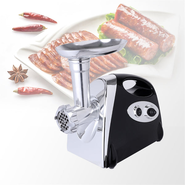 Electric Meat Grinder and Sausage Stuffer Maker with Handle for Easy Home Cooking - Shopiville