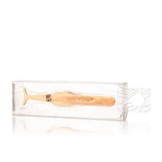 Magnetic Eyelash Applicator Tweezers - Rose Gold - Shopiville
