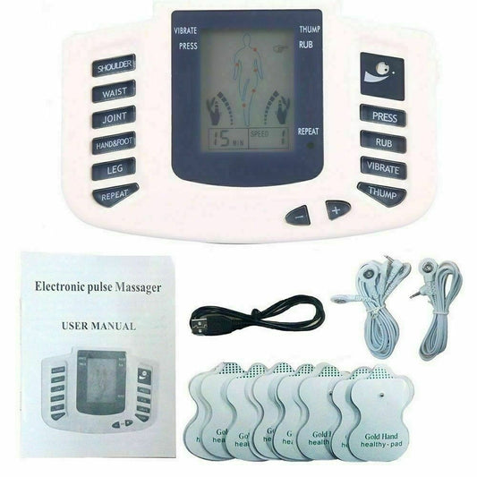 Pink TENS Unit Muscle Stimulator for Effective Pain Relief - Shopiville